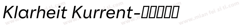 Klarheit Kurrent字体转换